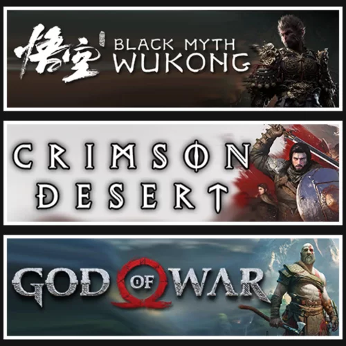  Black Myth Wukong +Crimson Desert +God Of War